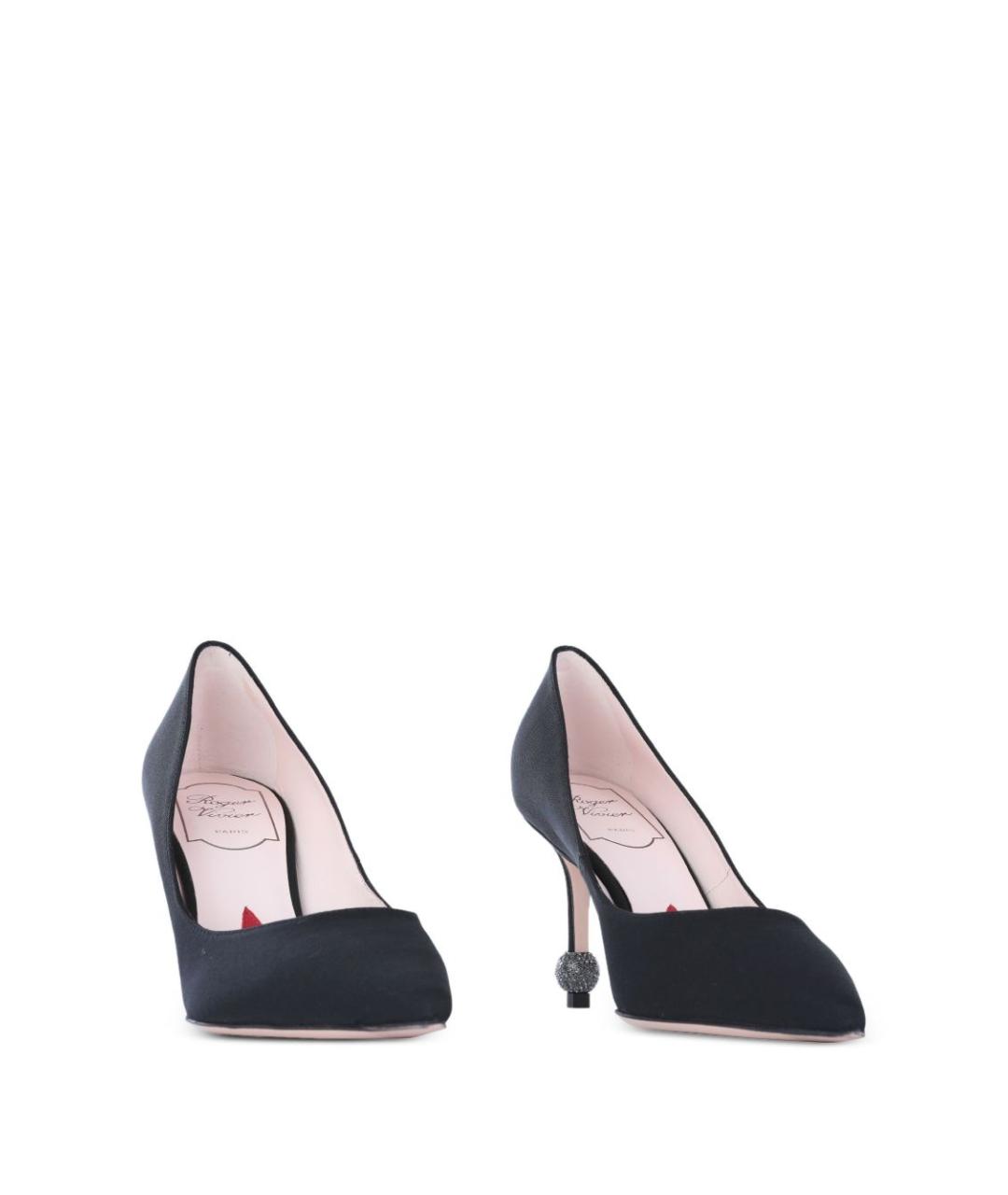 ROGER VIVIER Черные текстильные туфли, фото 2