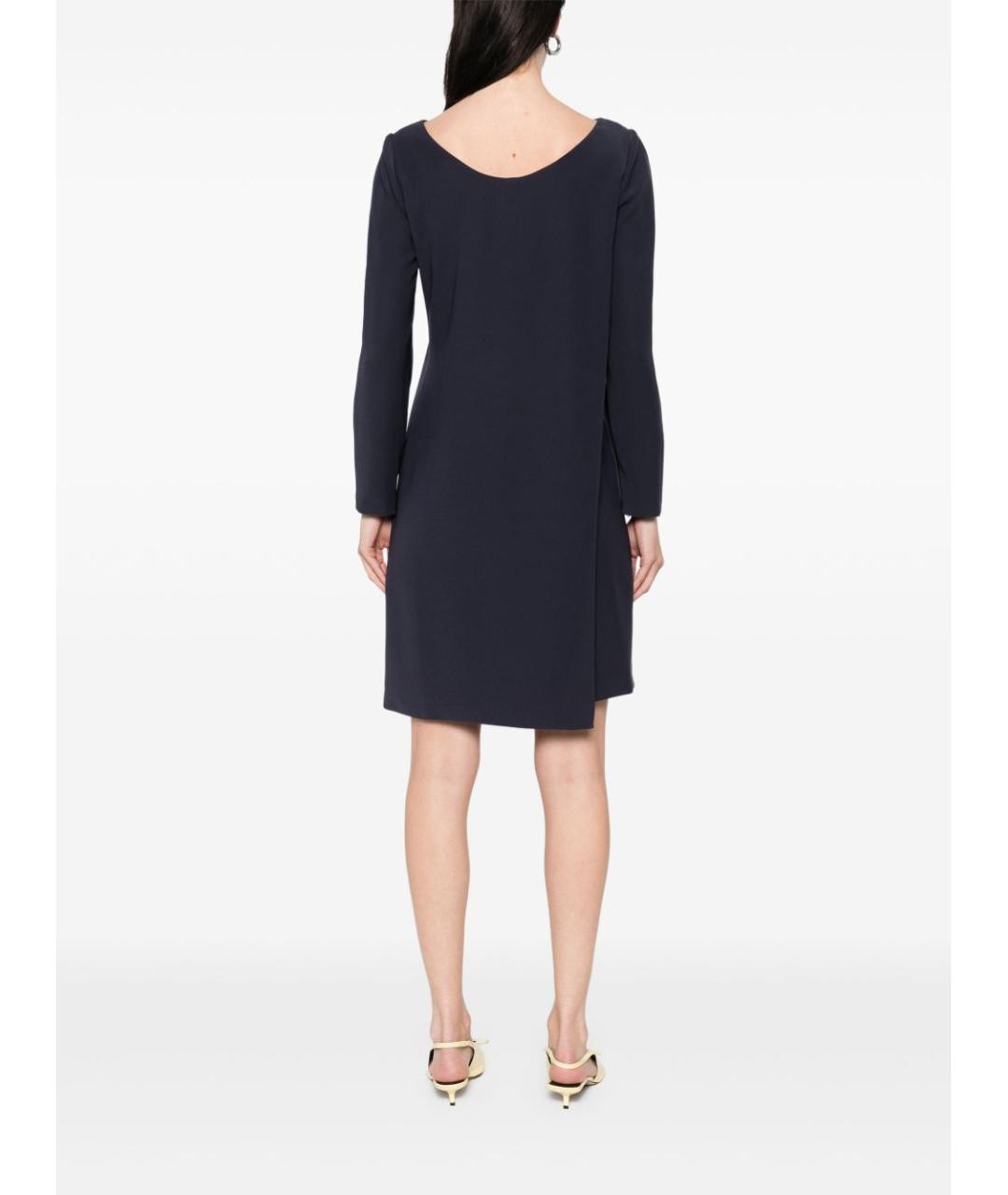 EMPORIO ARMANI Темно-синее платье, фото 3
