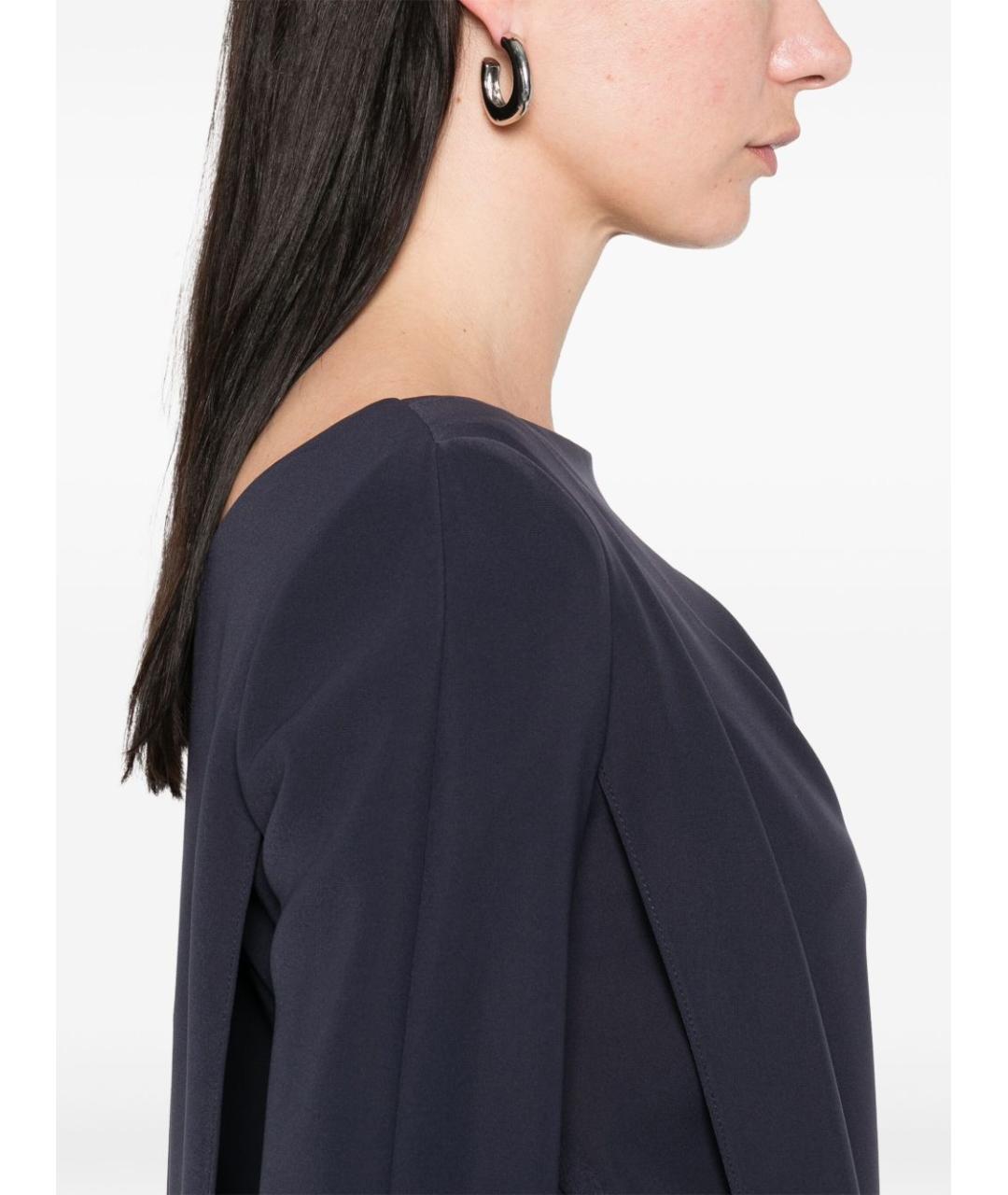 EMPORIO ARMANI Темно-синее платье, фото 4