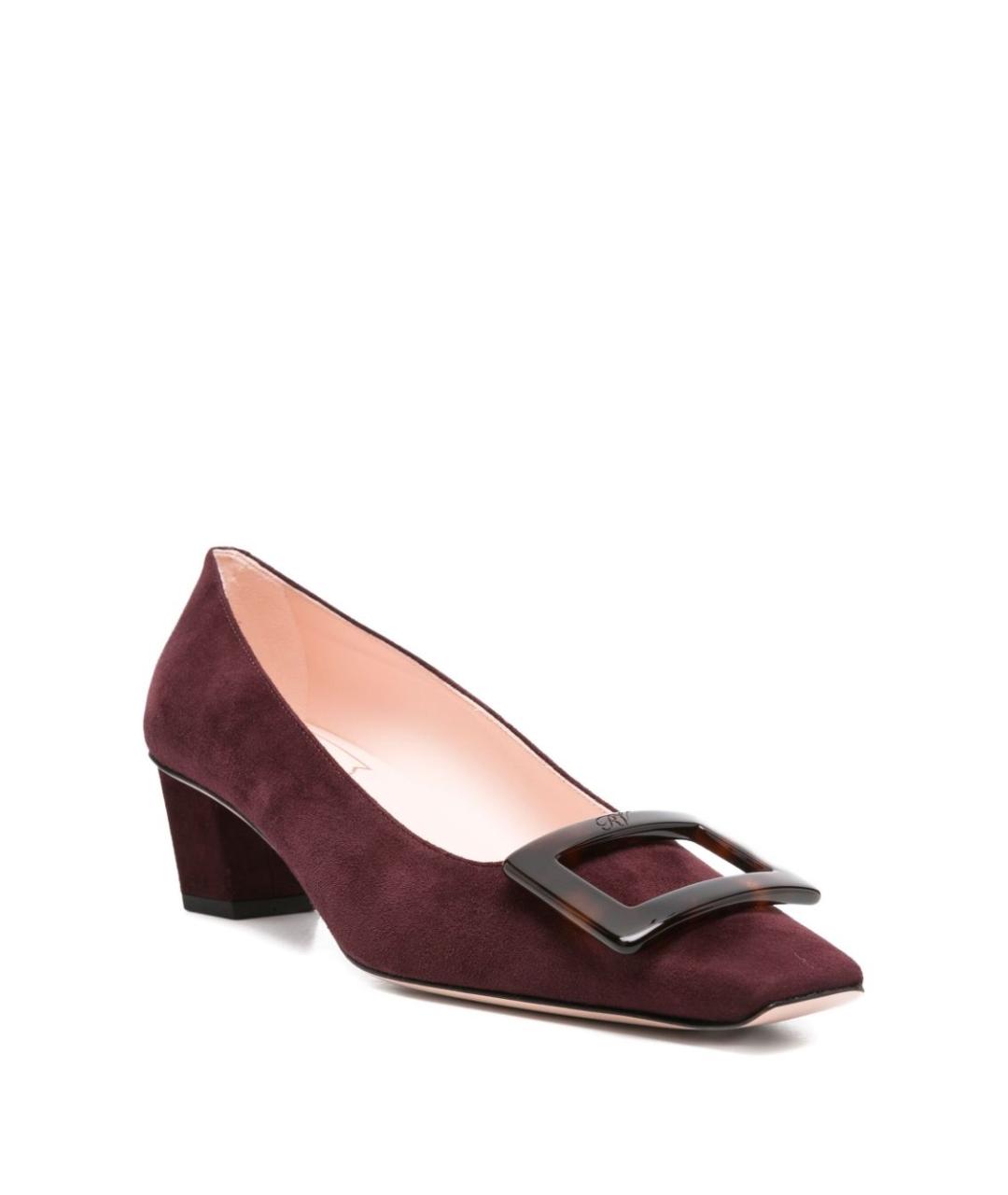 ROGER VIVIER Бирюзовые замшевые туфли, фото 4
