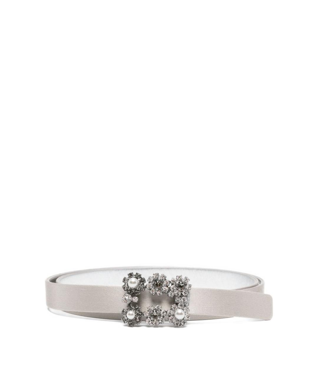 ROGER VIVIER Серый ремень, фото 1
