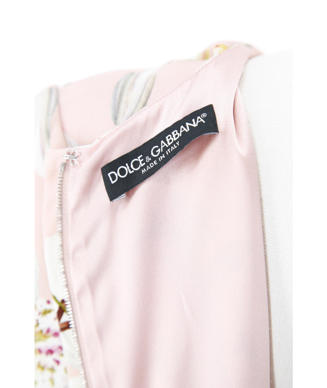 DOLCE&GABBANA Розовое вискозное повседневное платье, фото 6
