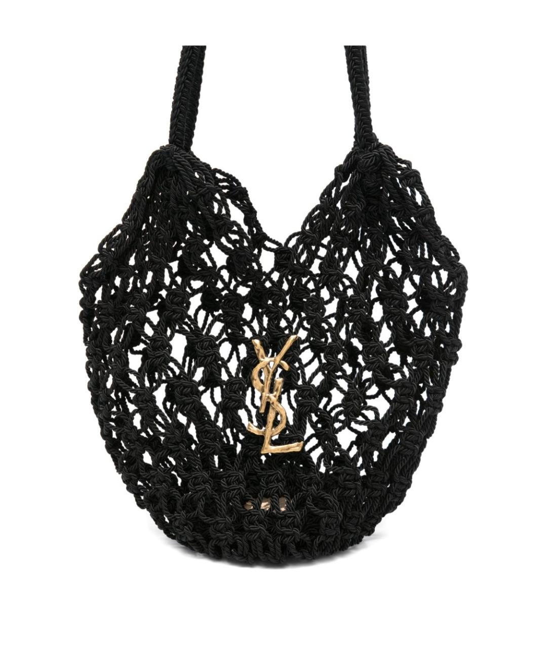 SAINT LAURENT Черная сумка тоут, фото 4