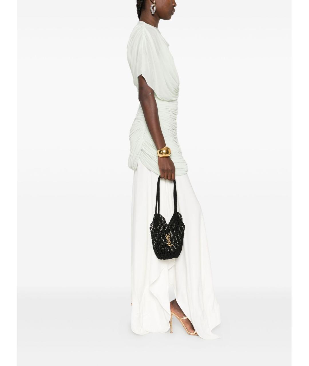 SAINT LAURENT Черная сумка тоут, фото 2