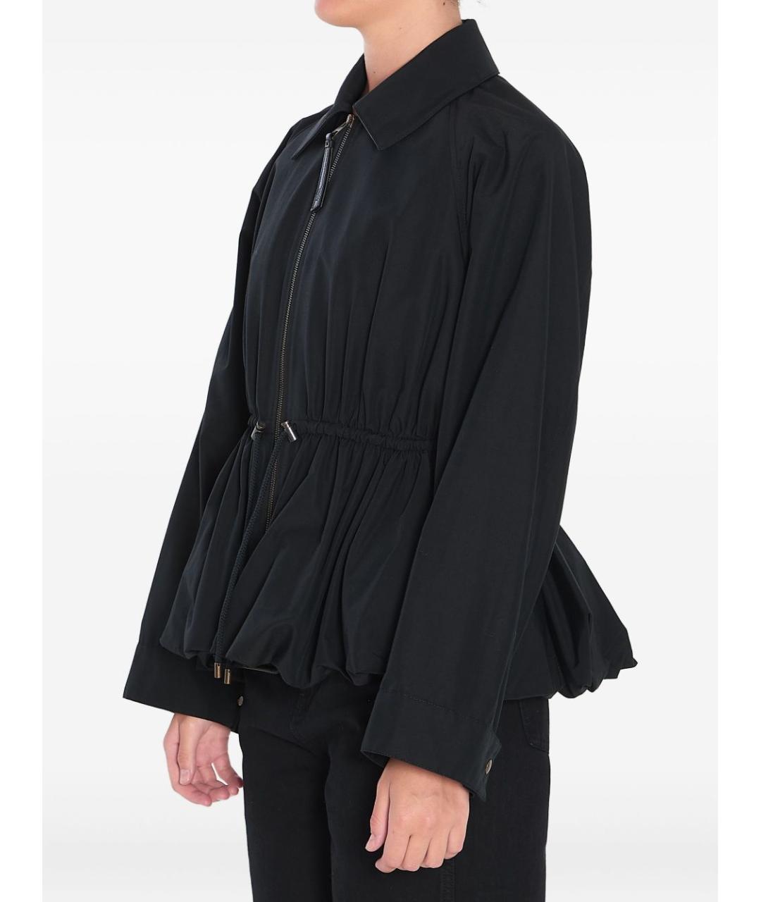 LOEWE Черная хлопковая куртка, фото 4