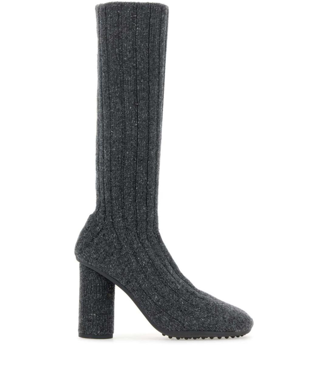 BOTTEGA VENETA Серые текстильные сапоги, фото 1