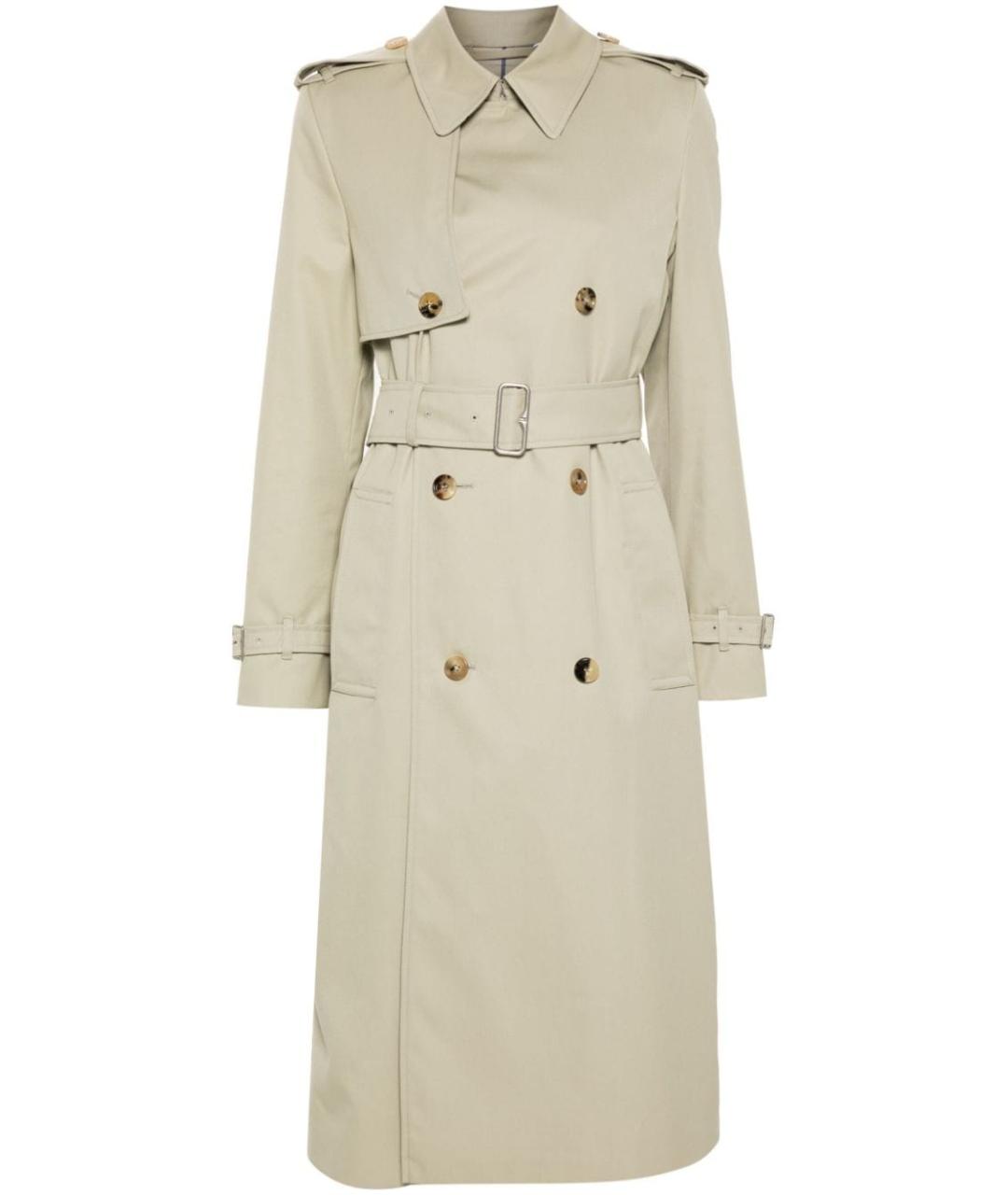 BURBERRY Бежевый хлопковый тренч/плащ, фото 1