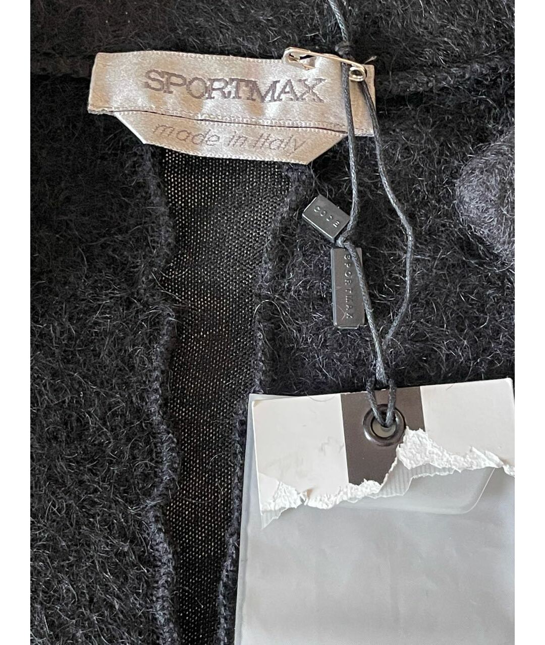 SPORTMAX Черный шерстяной жакет/пиджак, фото 3