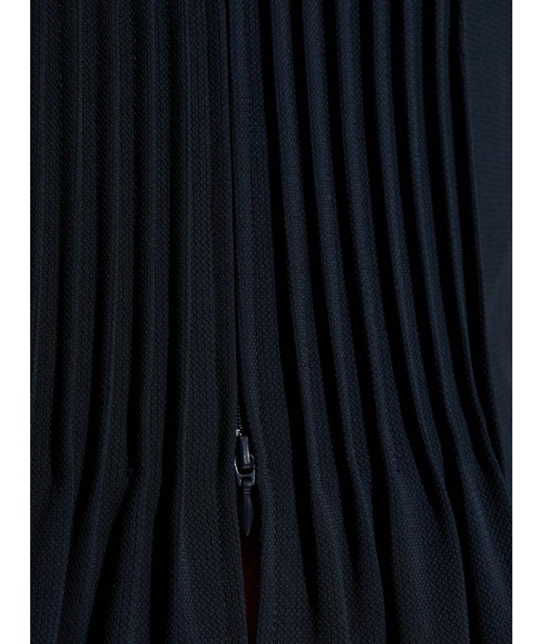EMPORIO ARMANI Темно-синяя полиэстеровая блузы, фото 2