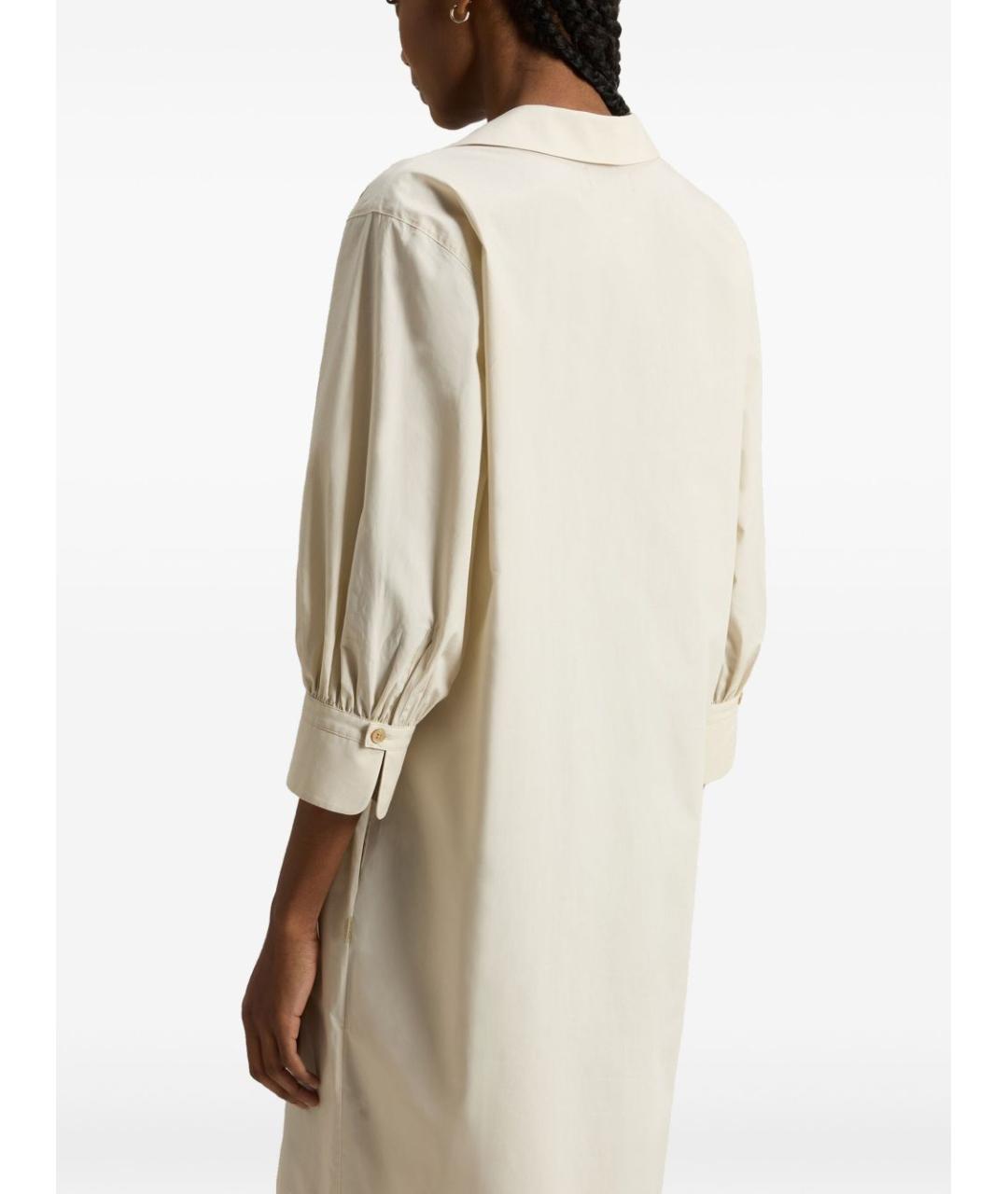 WOOLRICH Бежевое хлопковое платье, фото 2