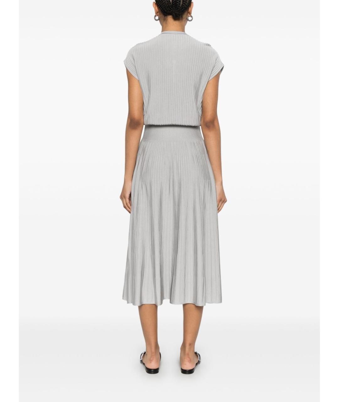 EMPORIO ARMANI Серое повседневное платье, фото 3