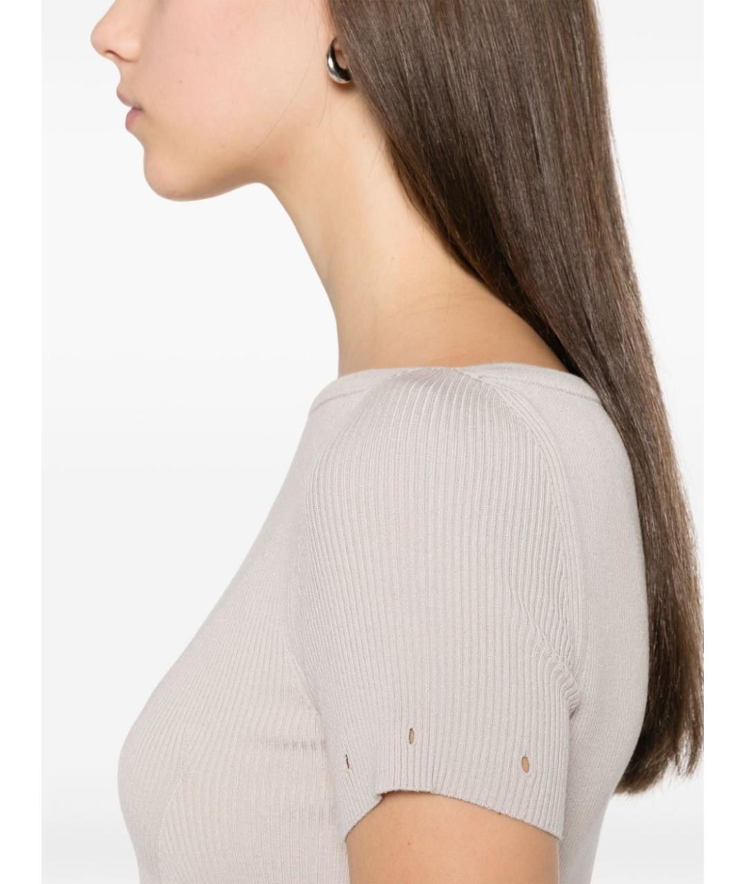 SPORTMAX Бежевое платье, фото 2