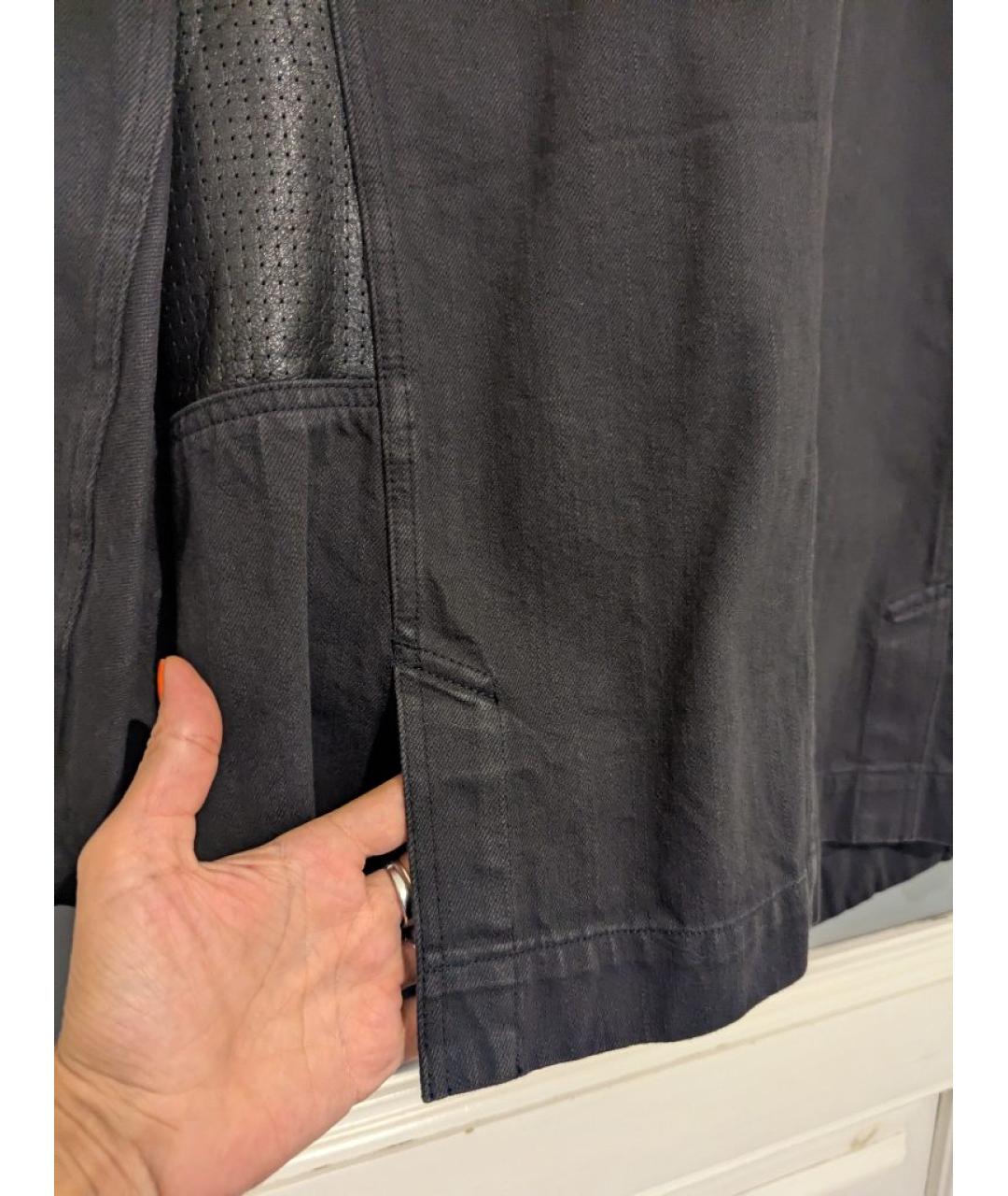 ISSEY MIYAKE Черная хлопковая куртка, фото 9