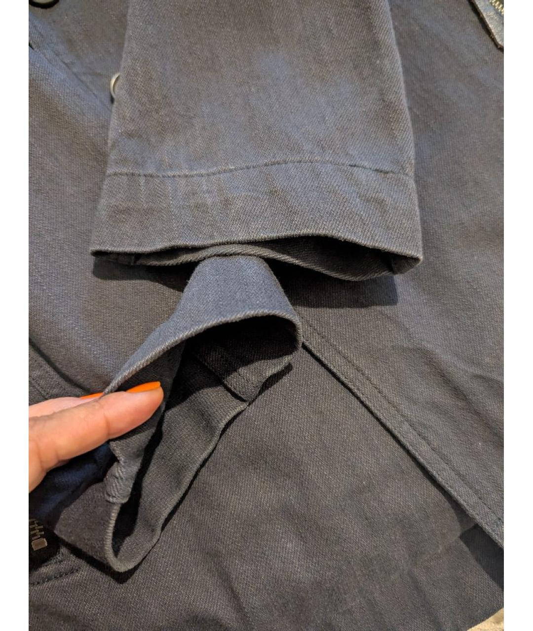 ISSEY MIYAKE Черная хлопковая куртка, фото 7
