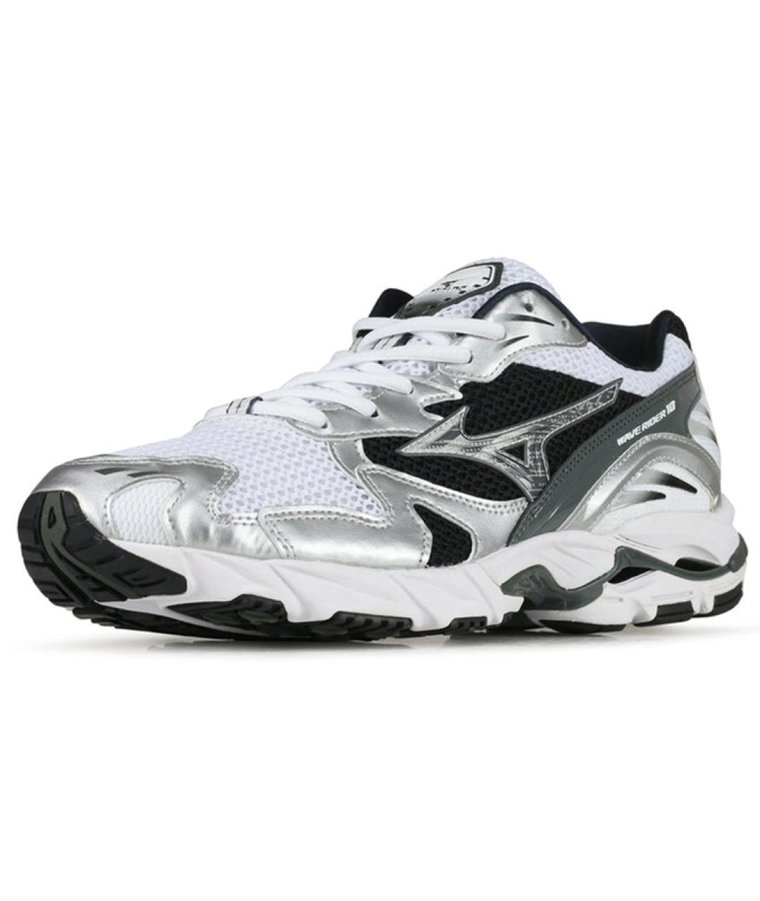 MIZUNO Серебряные низкие кроссовки / кеды, фото 3