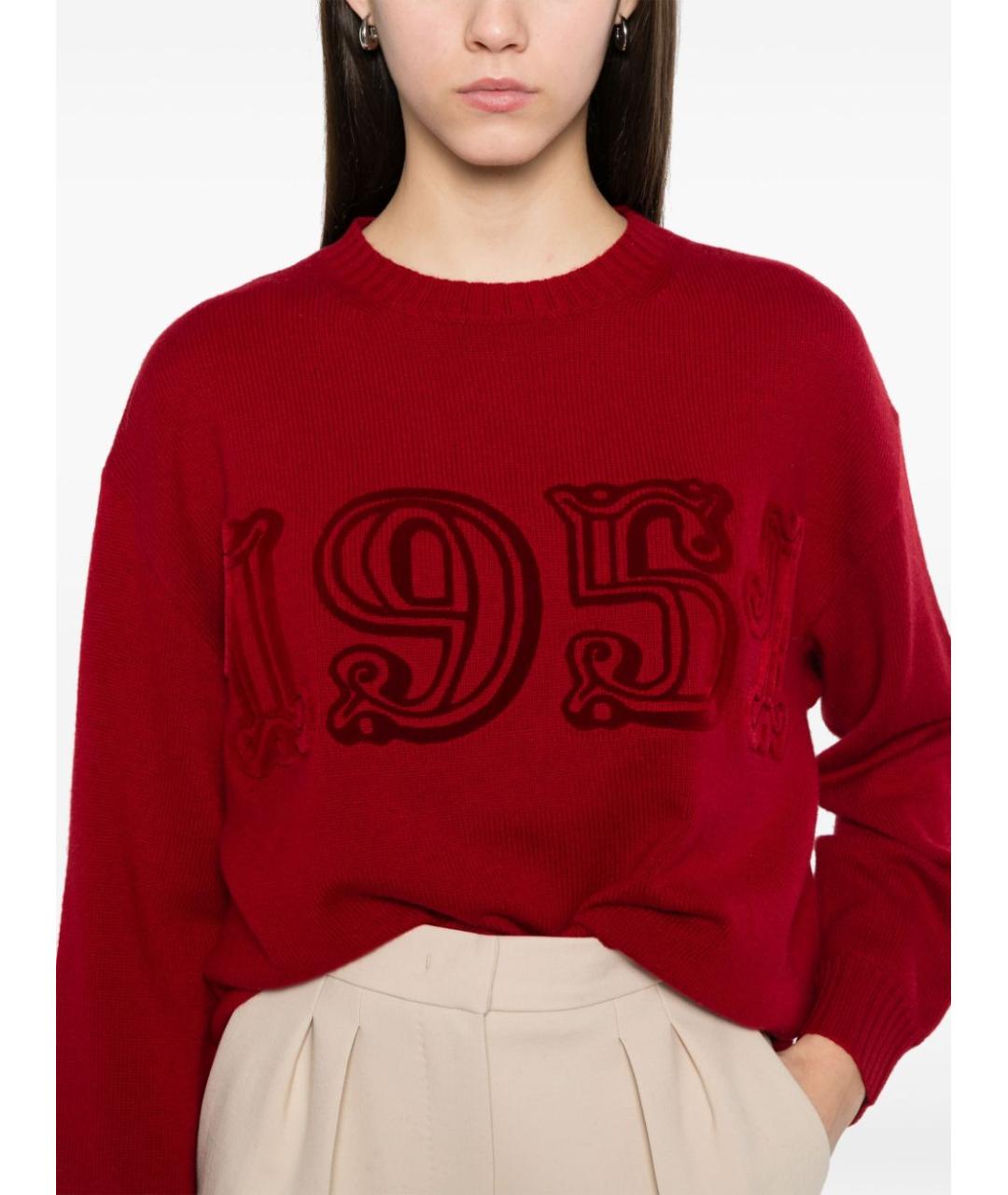 MAX MARA Красный джемпер / свитер, фото 2