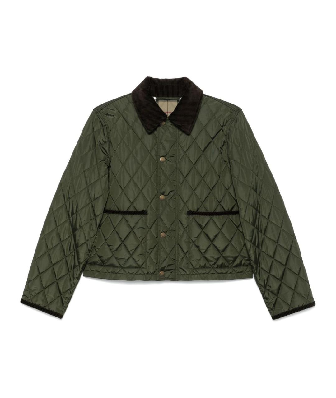 BURBERRY Зеленая куртка, фото 1