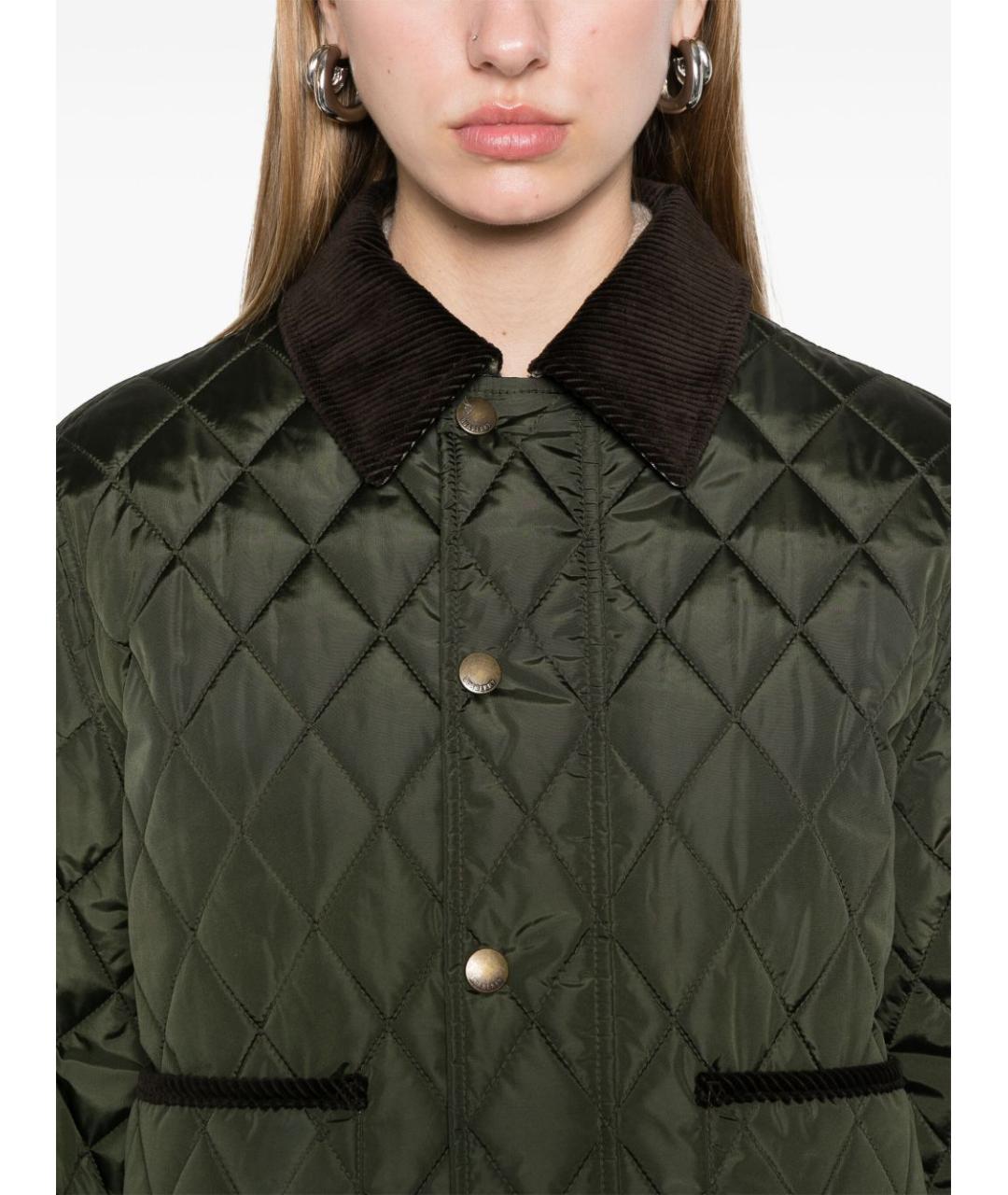 BURBERRY Зеленая куртка, фото 4