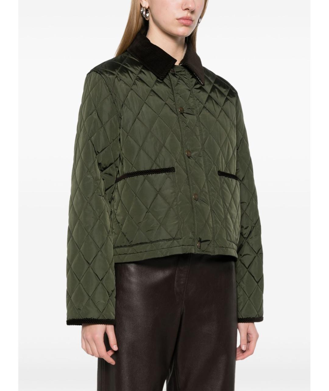 BURBERRY Зеленая куртка, фото 3