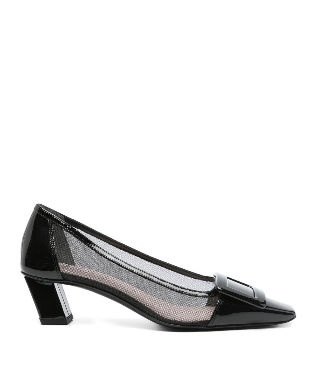 ROGER VIVIER Черные туфли из лакированной кожи, фото 1