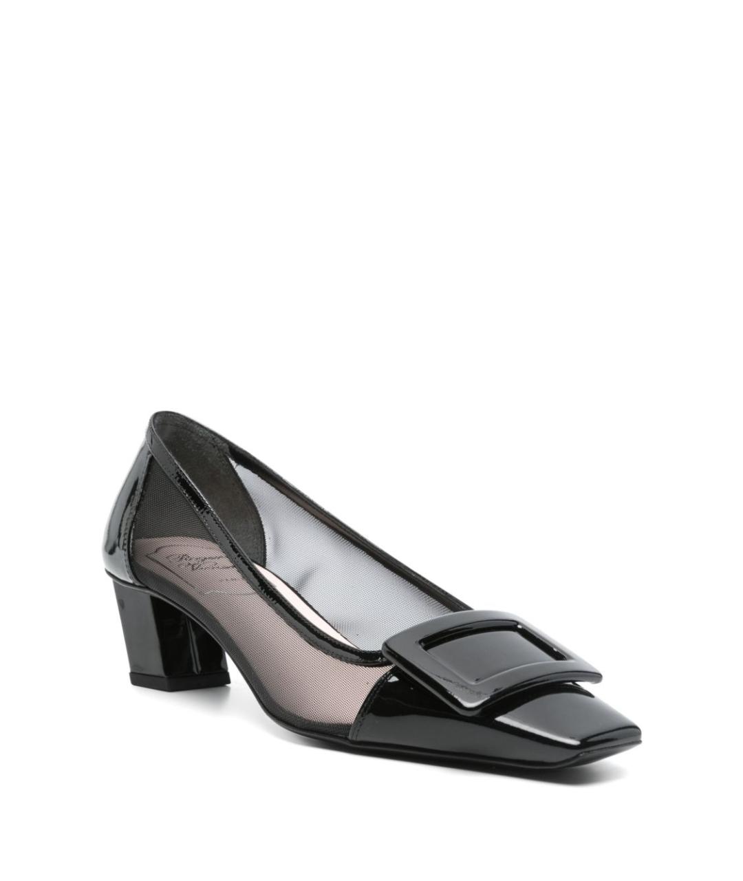 ROGER VIVIER Черные туфли из лакированной кожи, фото 2