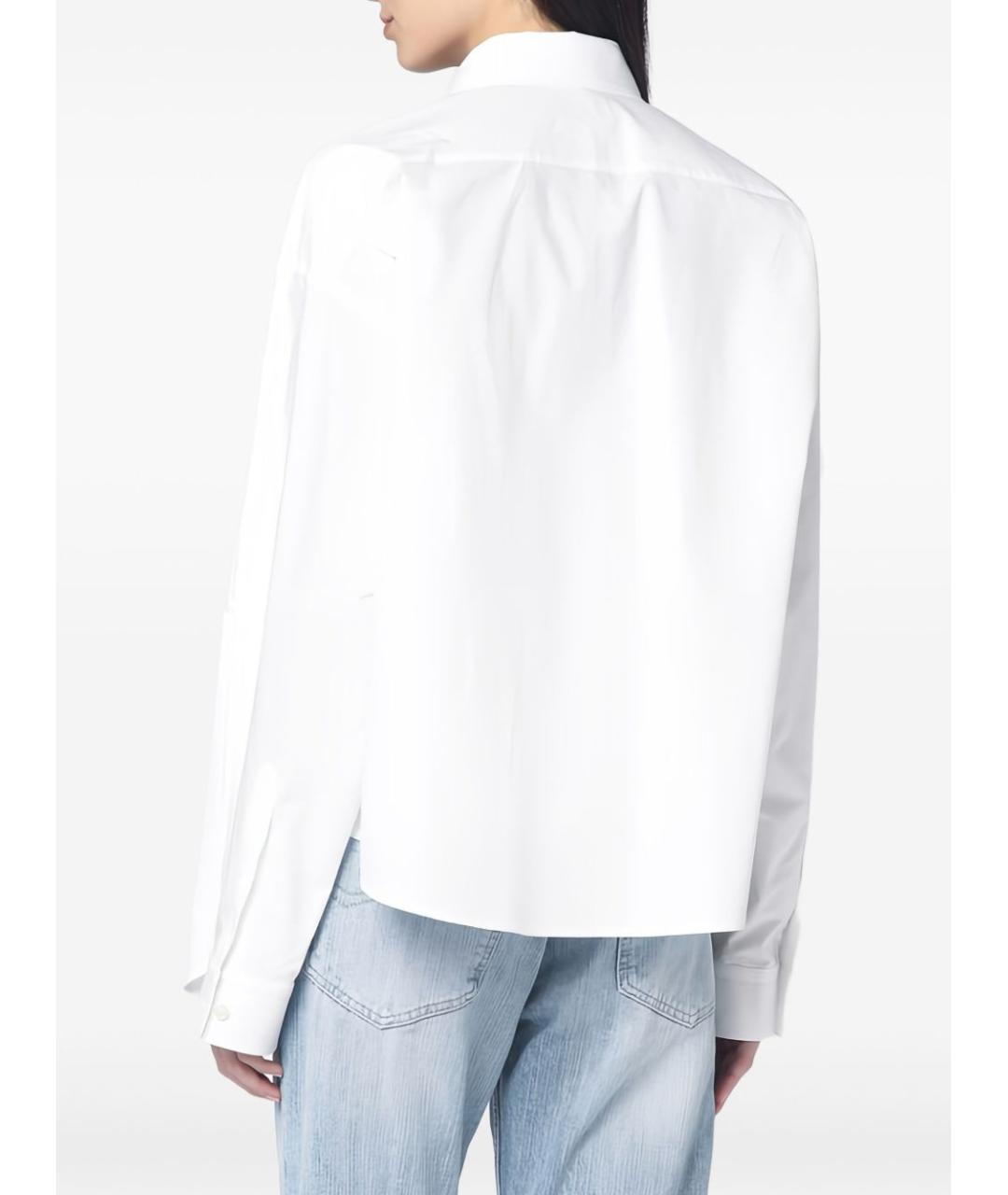 BALENCIAGA Белая хлопковая рубашка, фото 2