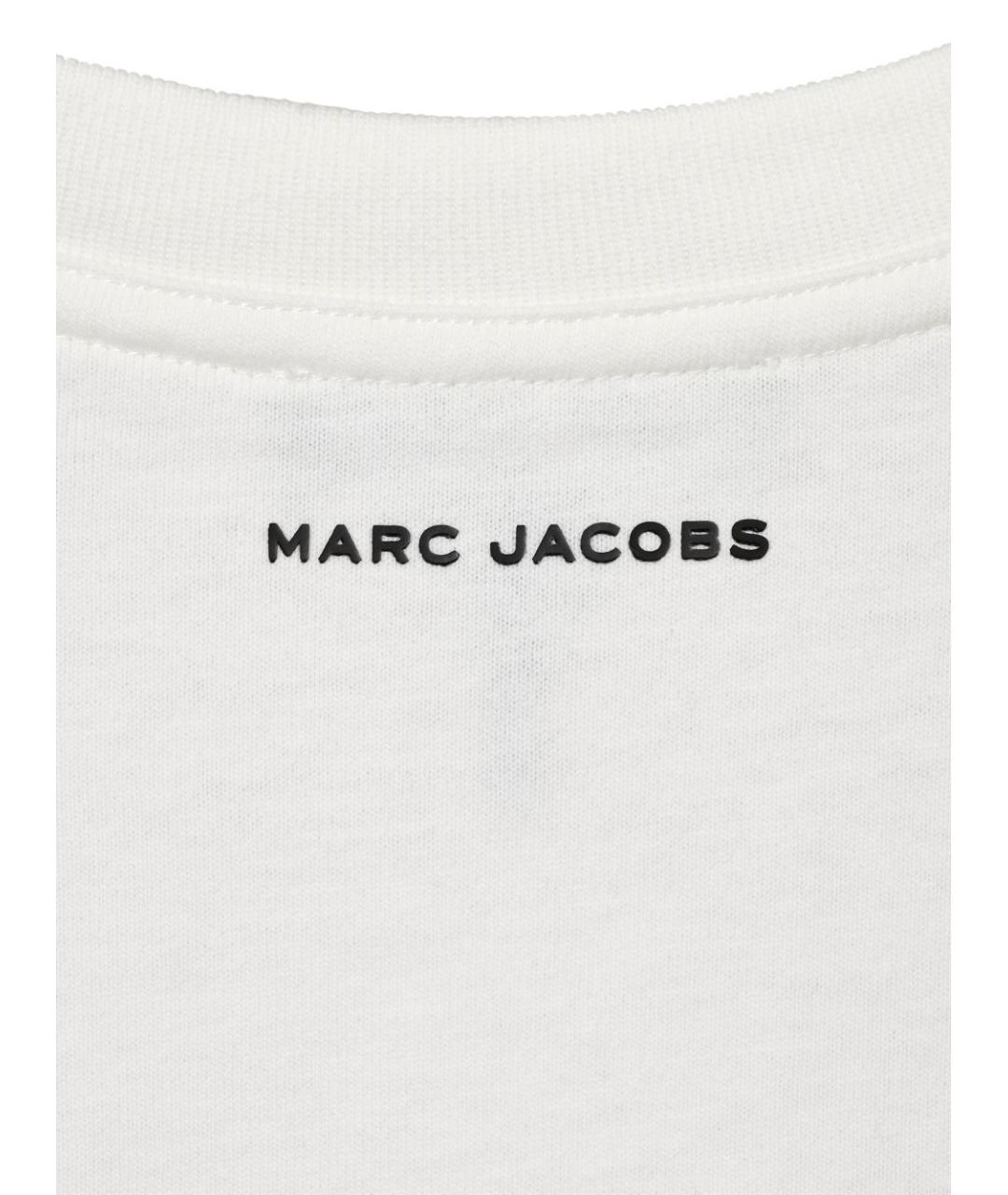 MARC JACOBS Белая хлопковая футболка, фото 5