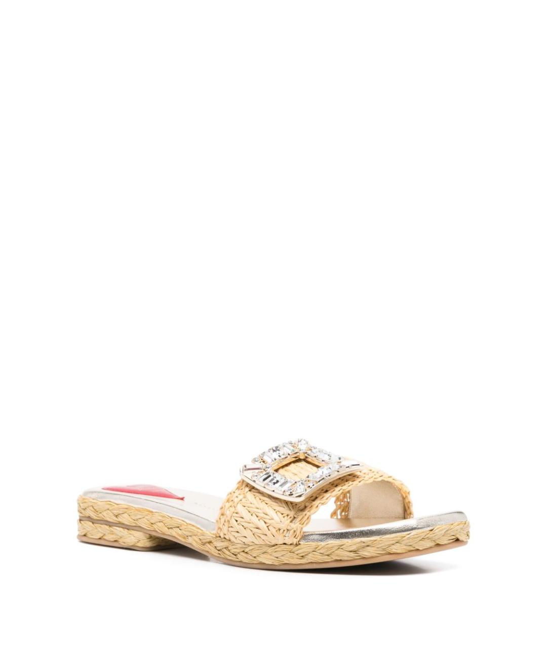 ROGER VIVIER Желтые шлепанцы, фото 2