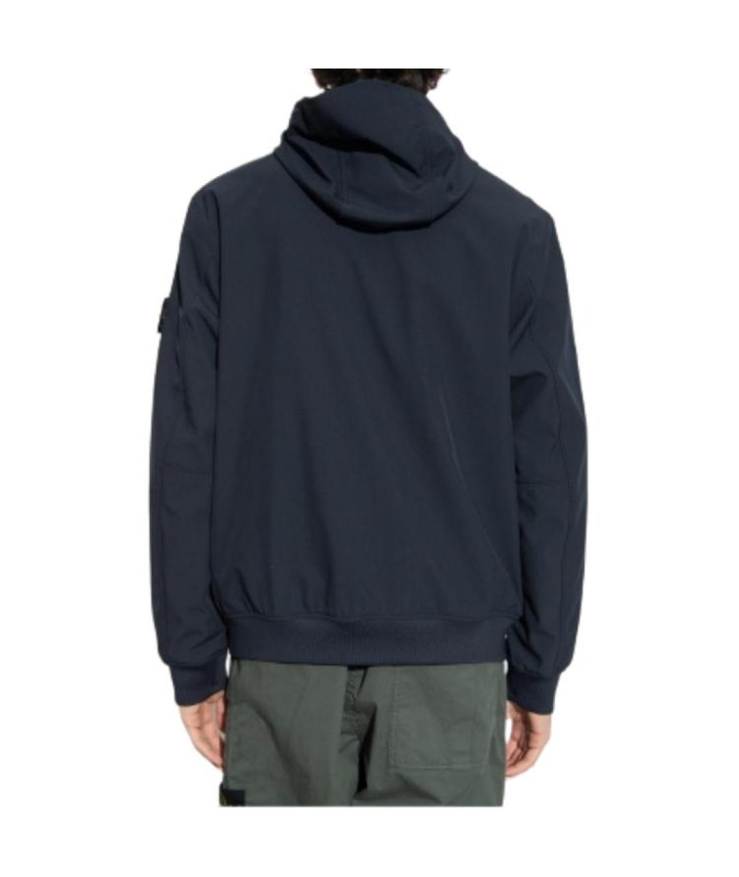 STONE ISLAND Темно-синяя куртка, фото 3