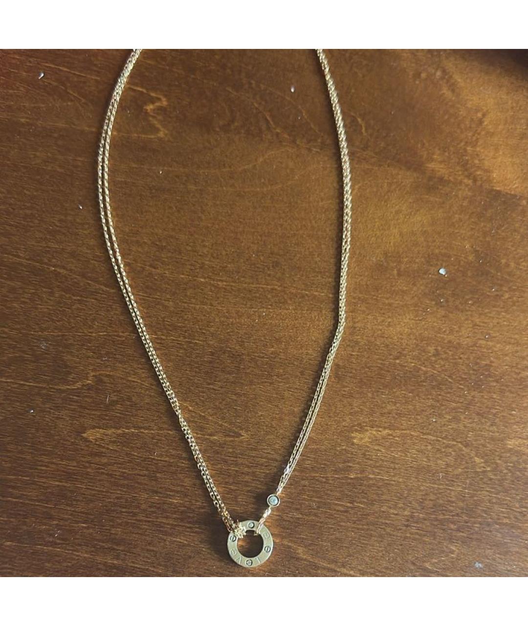 CARTIER Золотое колье из желтого золота, фото 3