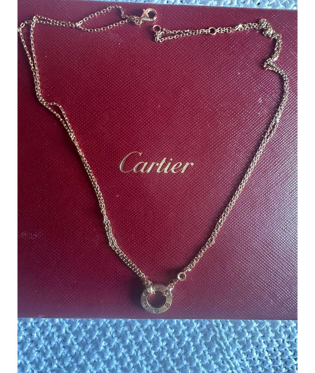 CARTIER Золотое колье из желтого золота, фото 2