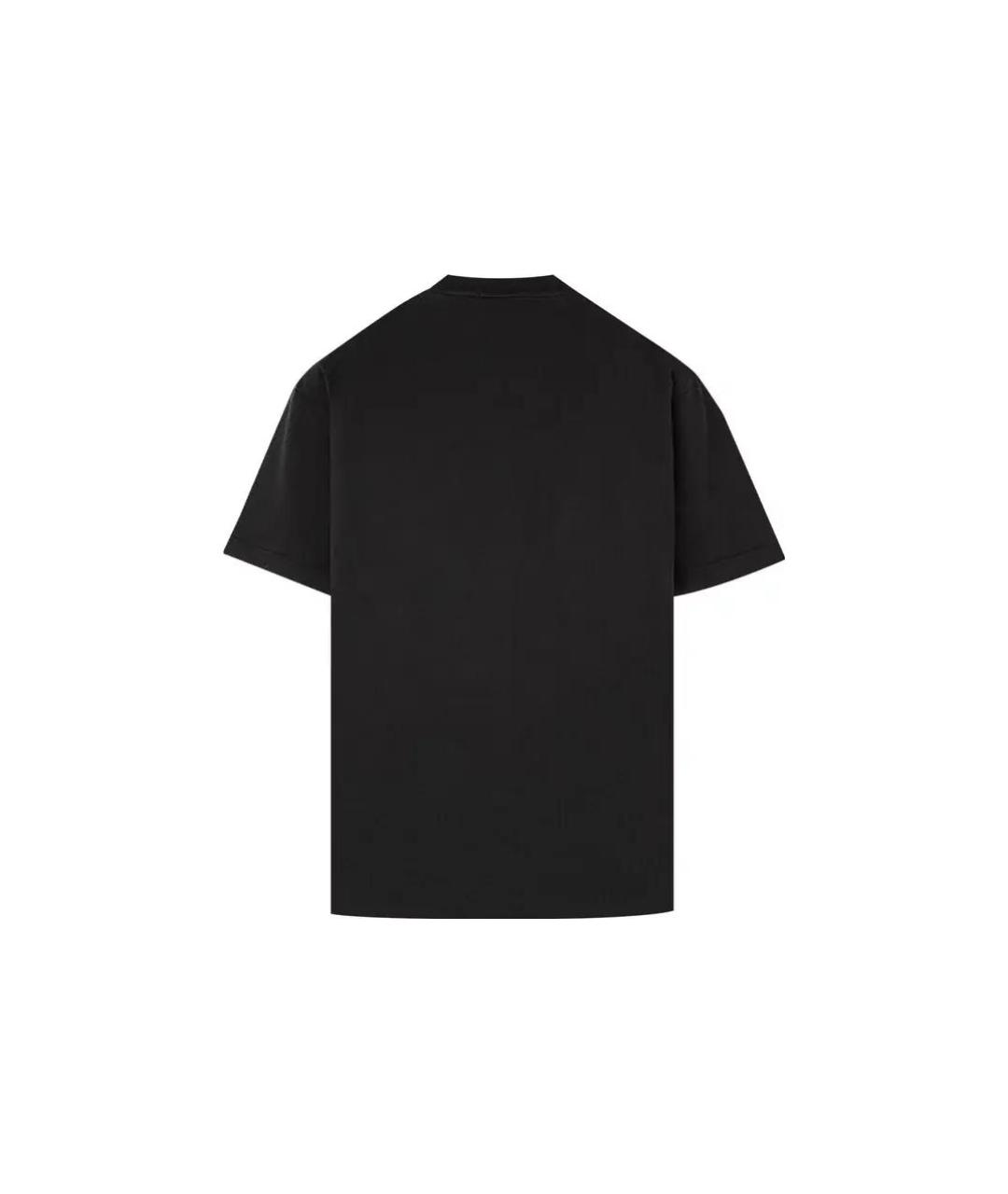 STONE ISLAND Черная футболка, фото 2