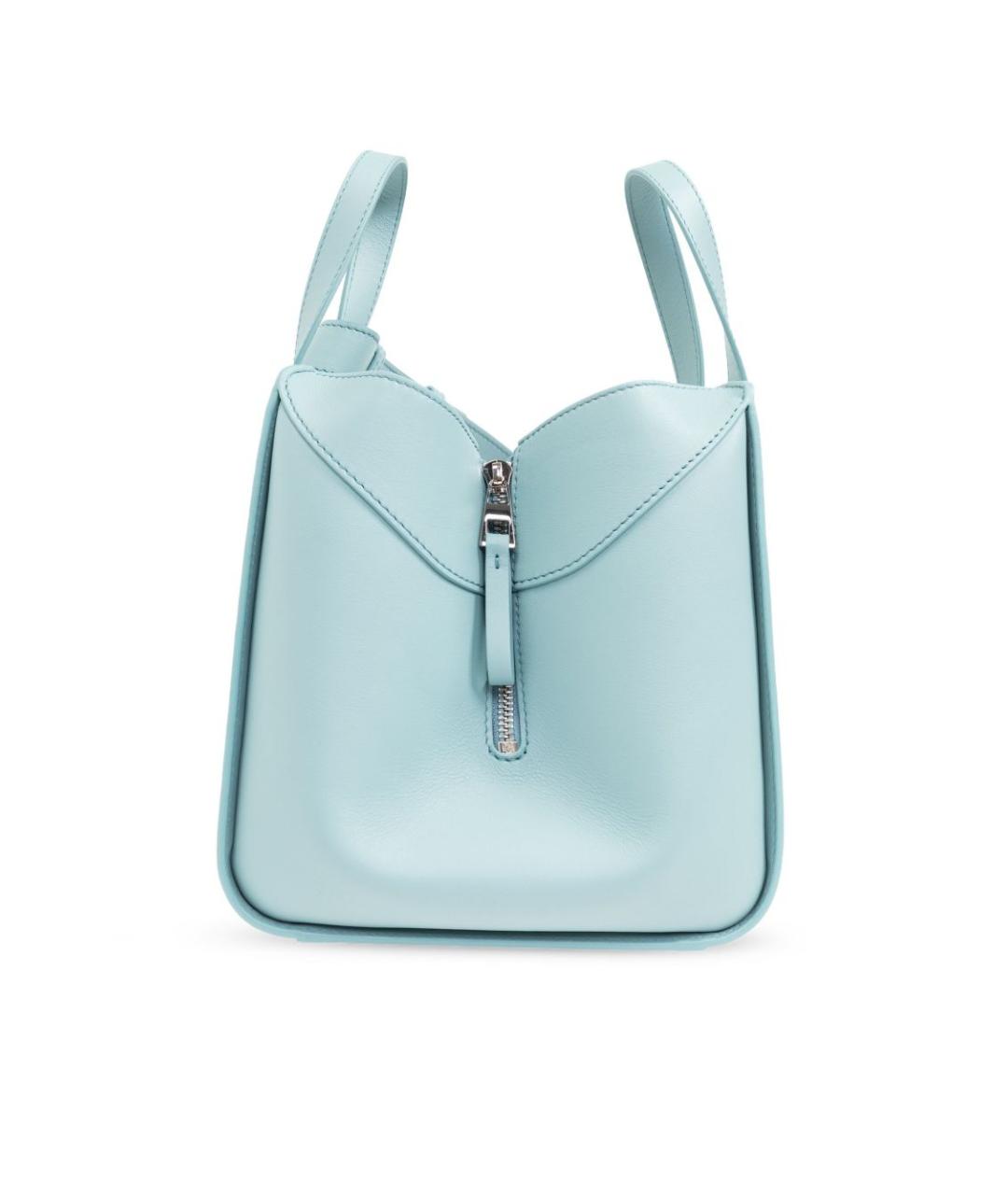 LOEWE Голубая кожаная сумка тоут, фото 2
