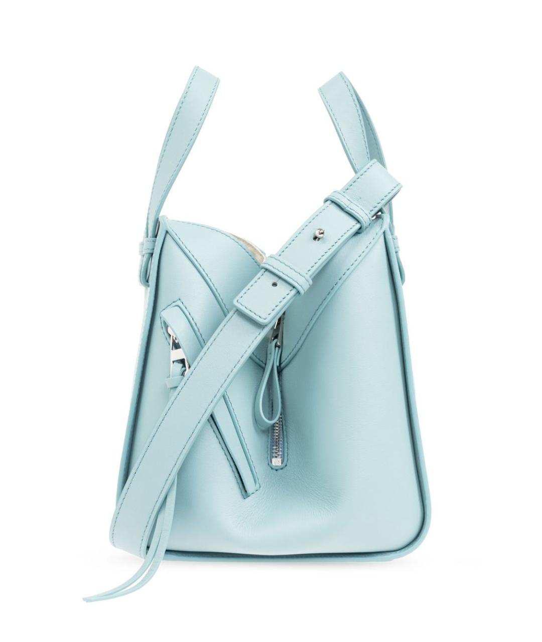LOEWE Голубая кожаная сумка тоут, фото 1