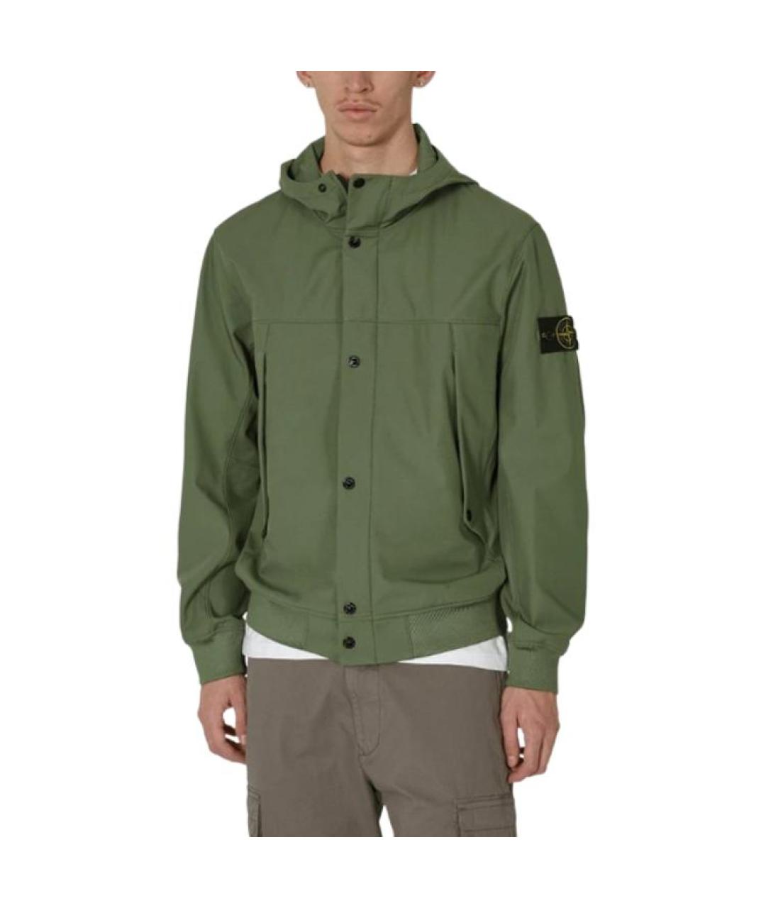 STONE ISLAND Зеленая куртка, фото 3