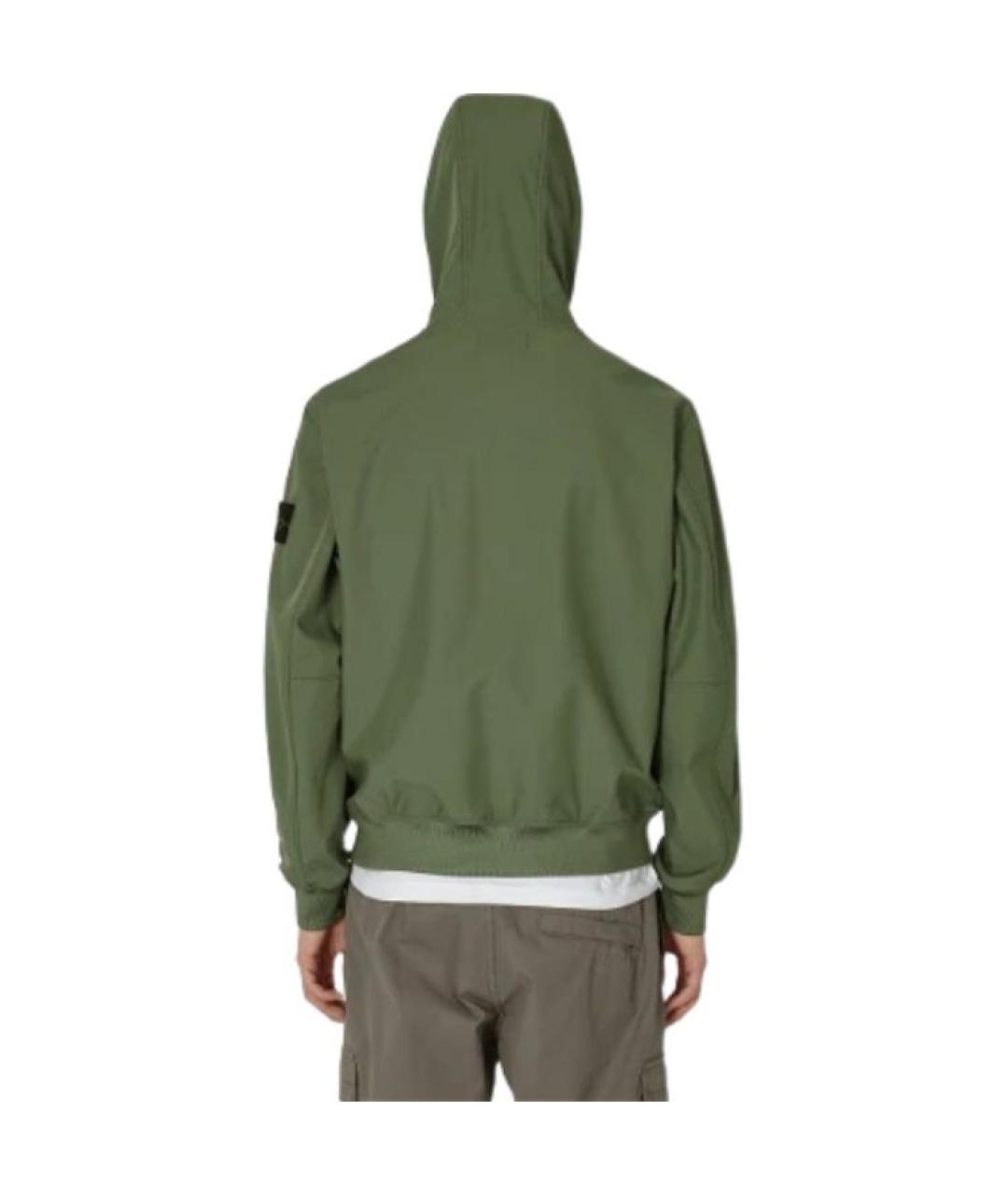 STONE ISLAND Зеленая куртка, фото 4