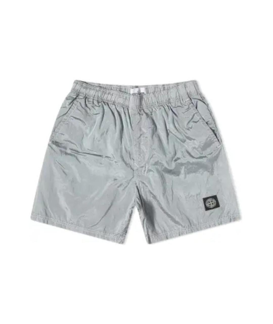 STONE ISLAND Серые шорты, фото 1