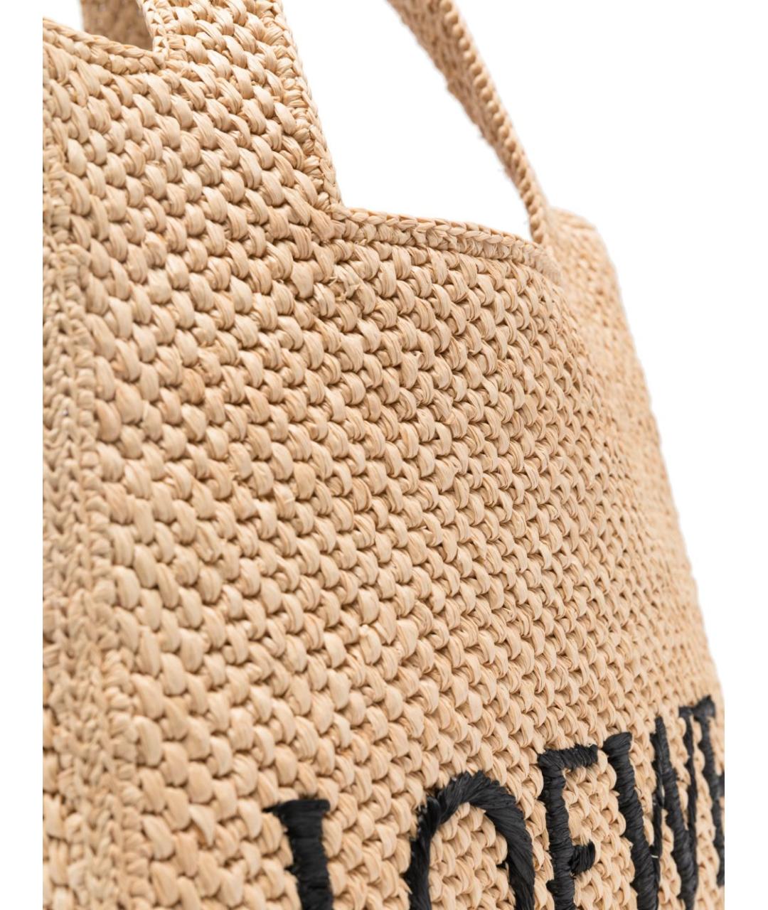 LOEWE Бежевая сумка тоут, фото 2