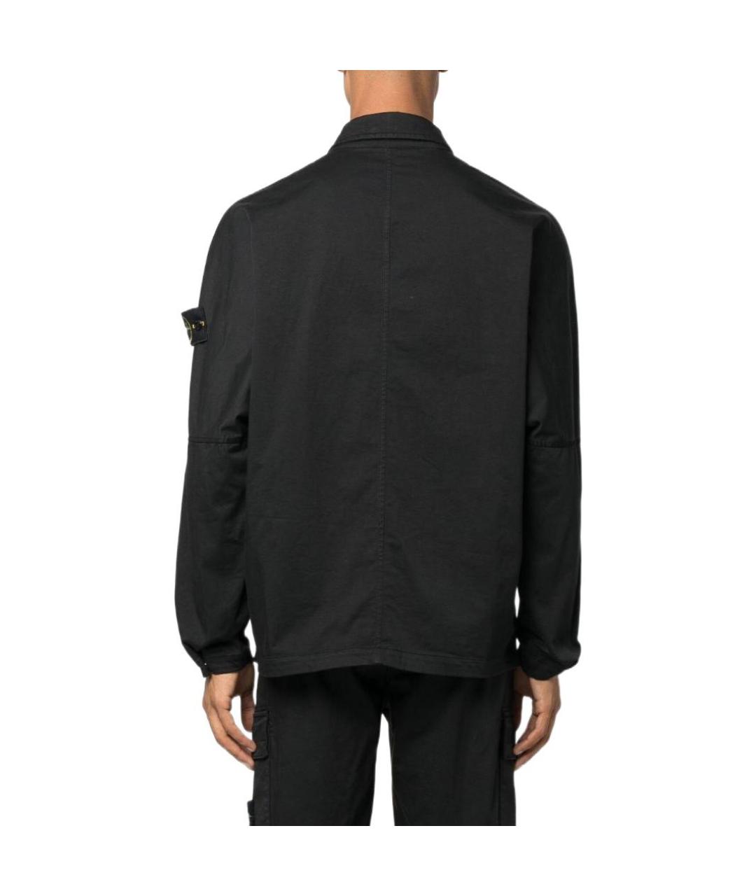 STONE ISLAND Черная куртка, фото 4