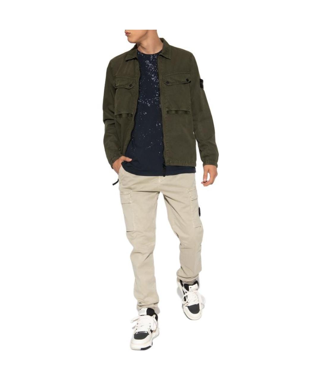 STONE ISLAND Зеленая куртка, фото 5