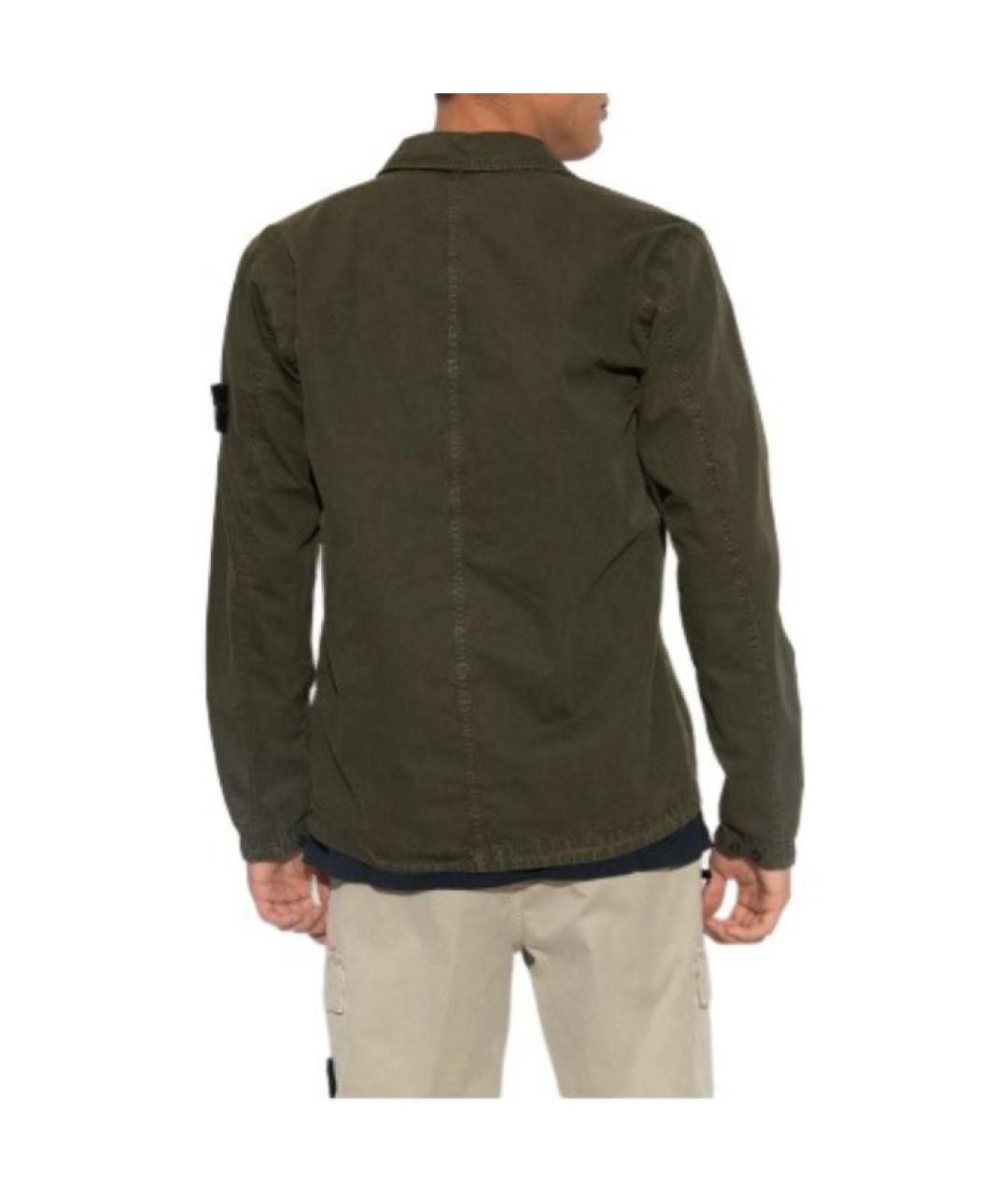 STONE ISLAND Зеленая куртка, фото 4