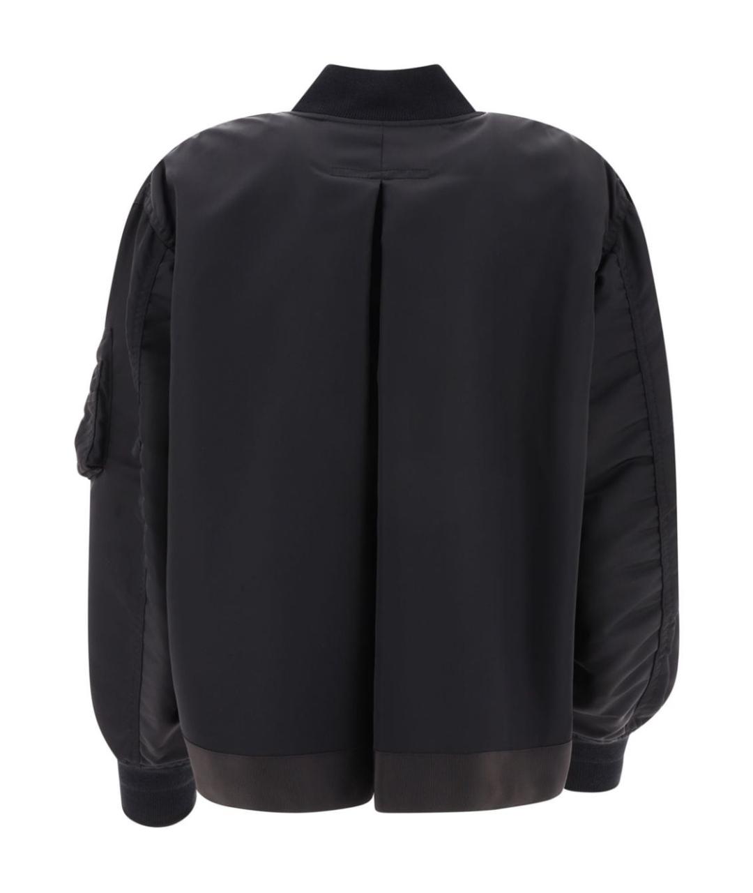 SACAI Черная куртка, фото 4