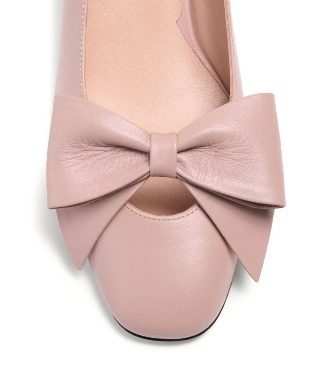 VALENTINO Розовые кожаные туфли, фото 7