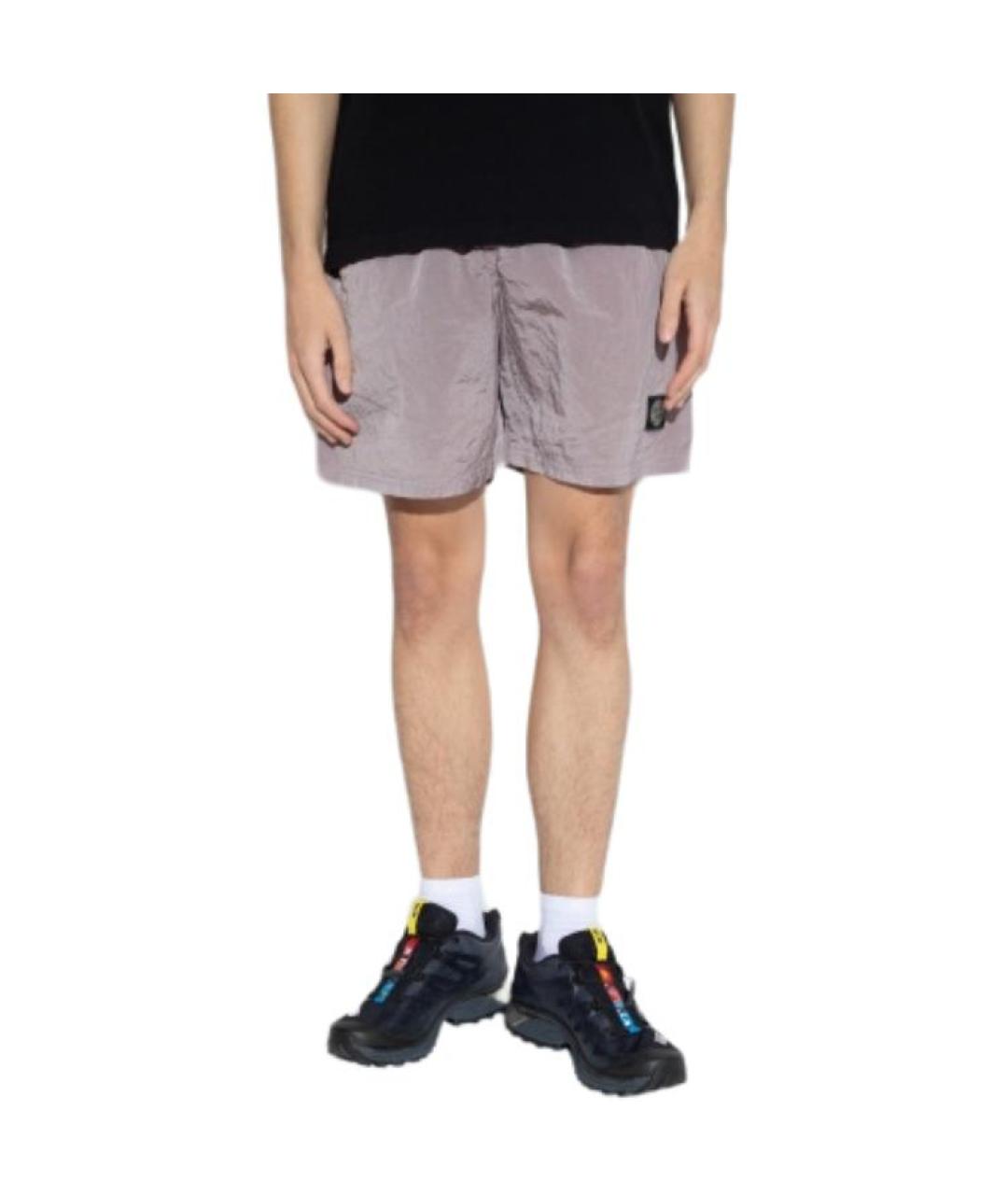 STONE ISLAND Розовые шорты, фото 3