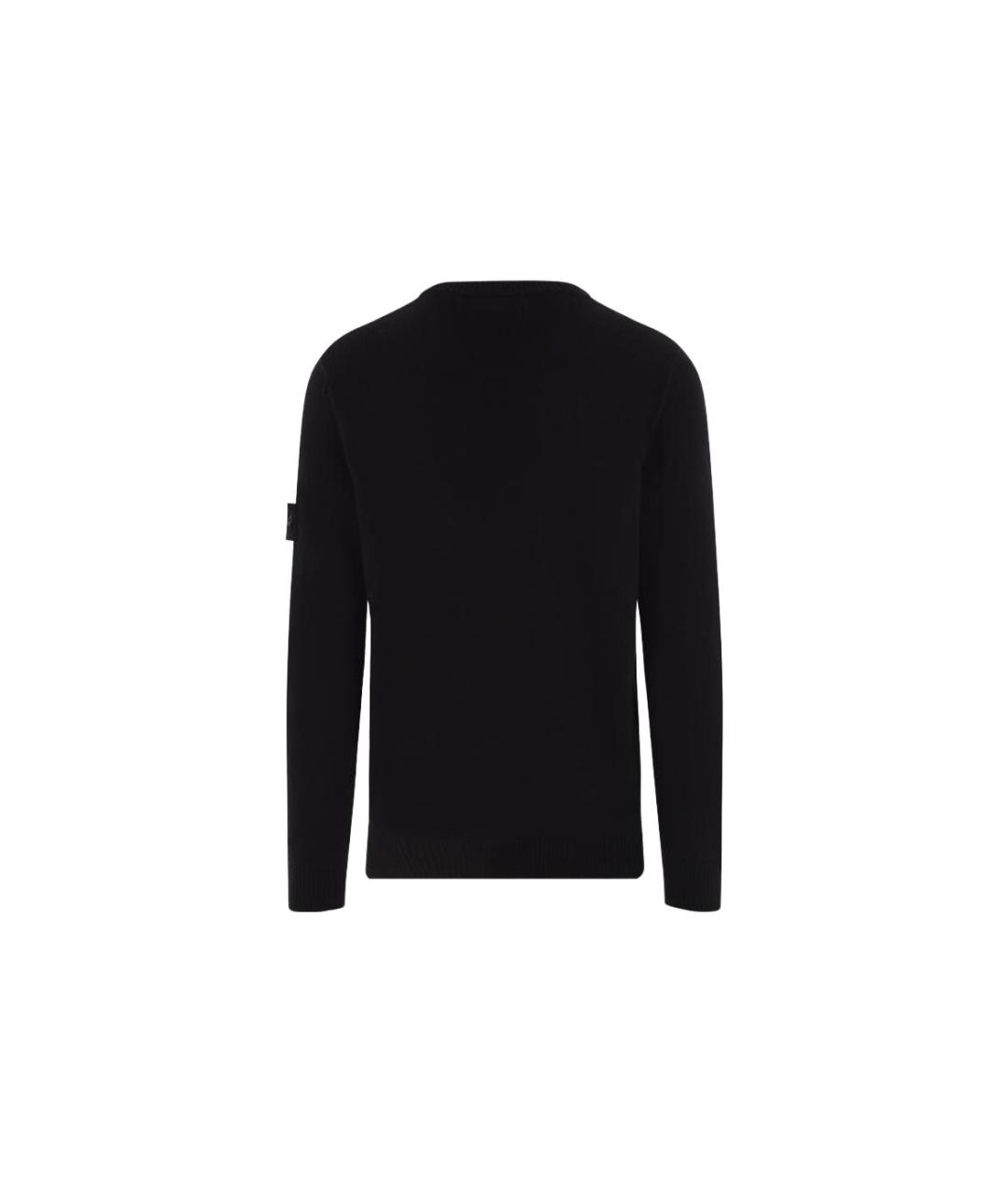 STONE ISLAND Черный джемпер / свитер, фото 2