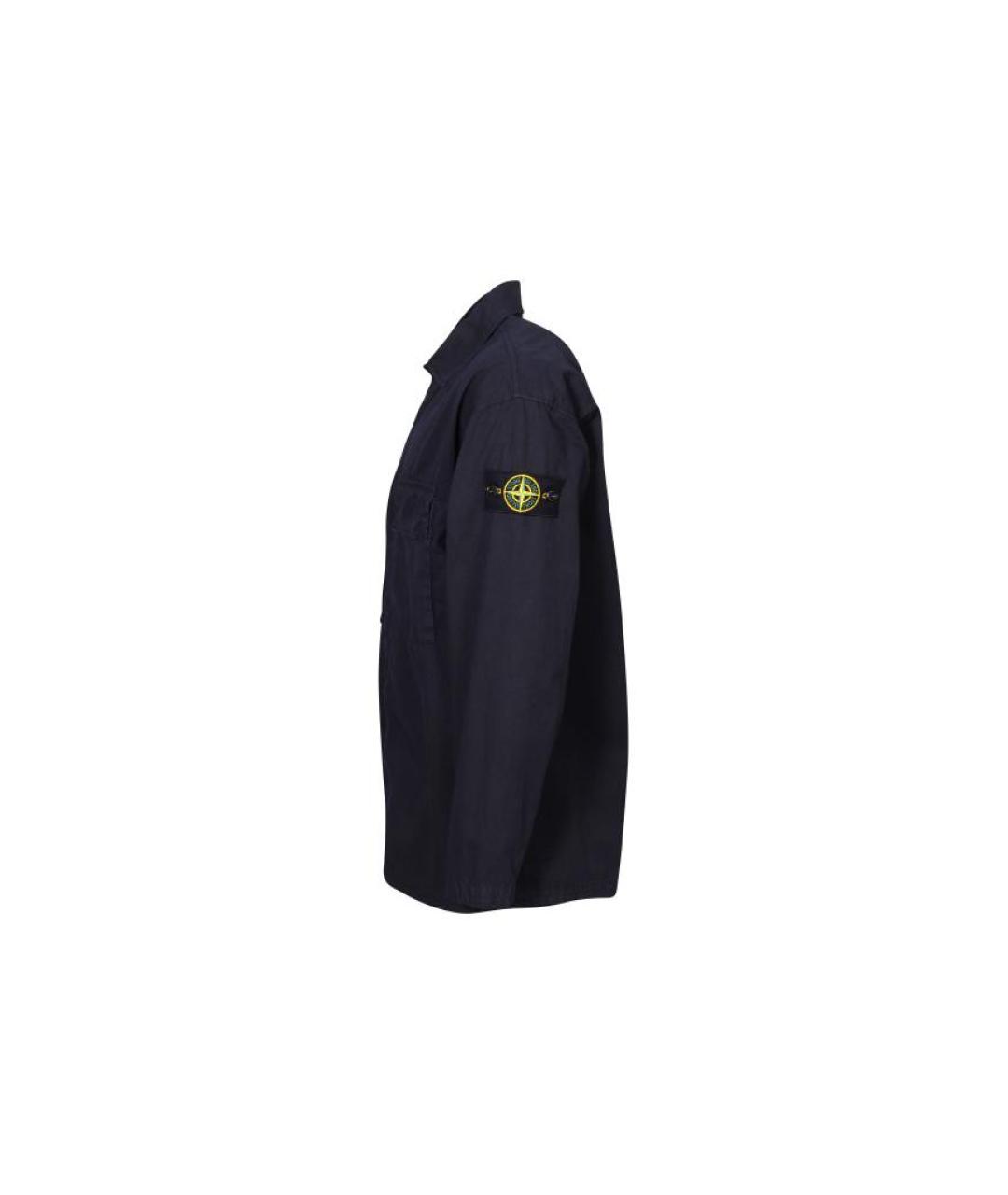 STONE ISLAND Темно-синяя куртка, фото 3