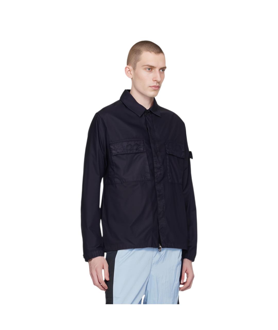 STONE ISLAND Темно-синяя куртка, фото 4