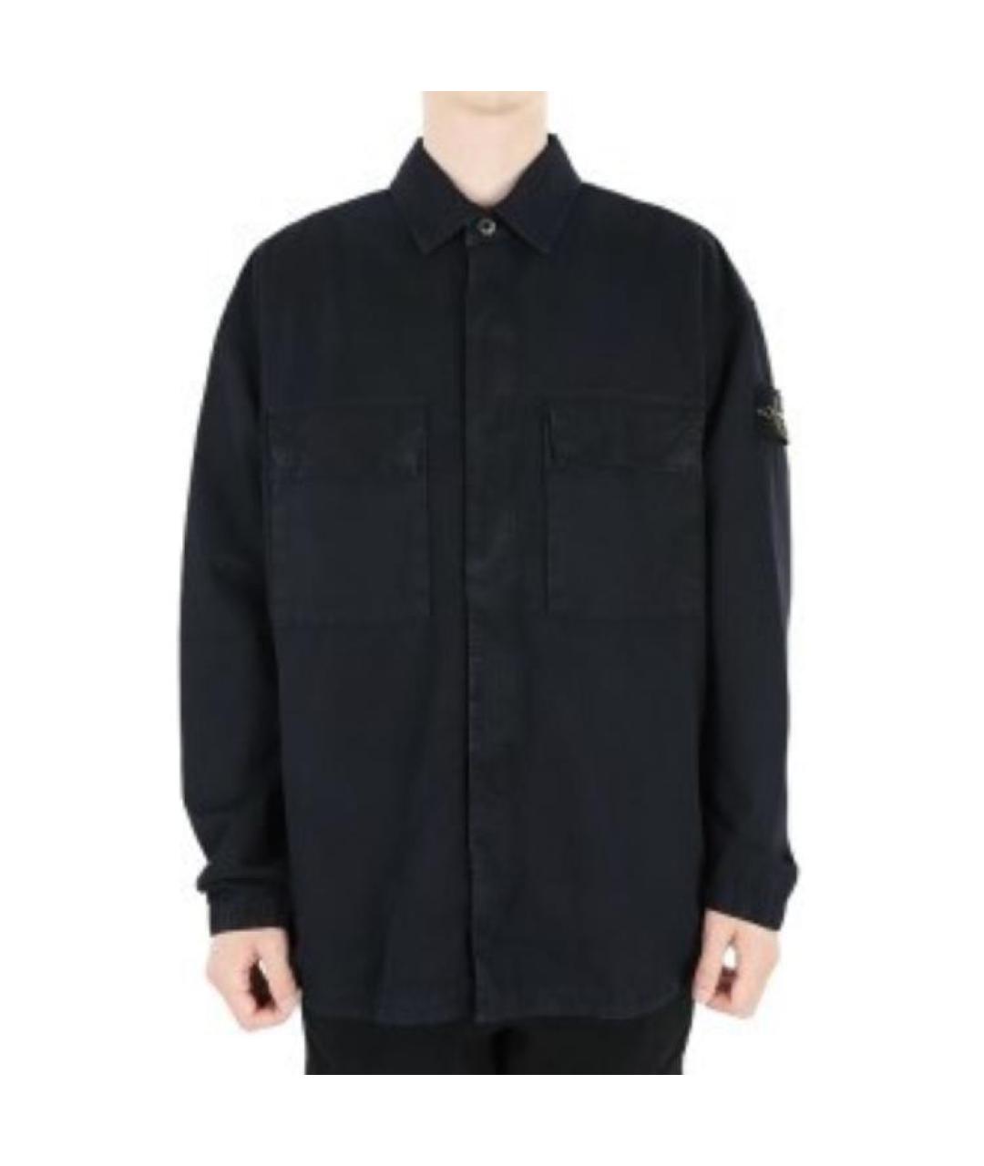 STONE ISLAND Темно-синяя куртка, фото 5