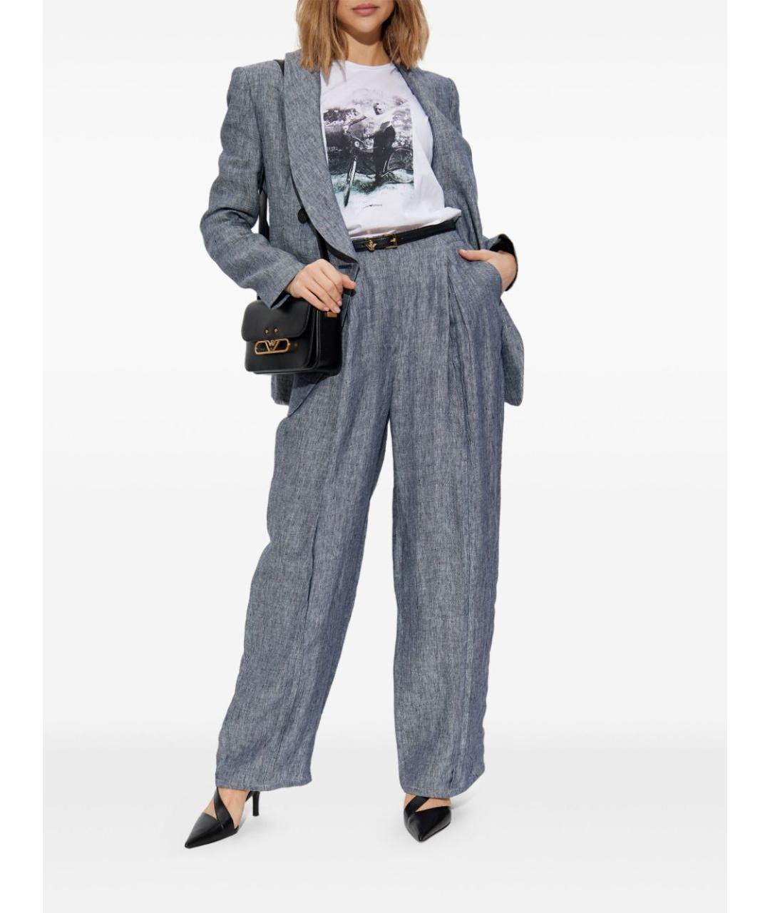 EMPORIO ARMANI Белая хлопковая футболка, фото 3