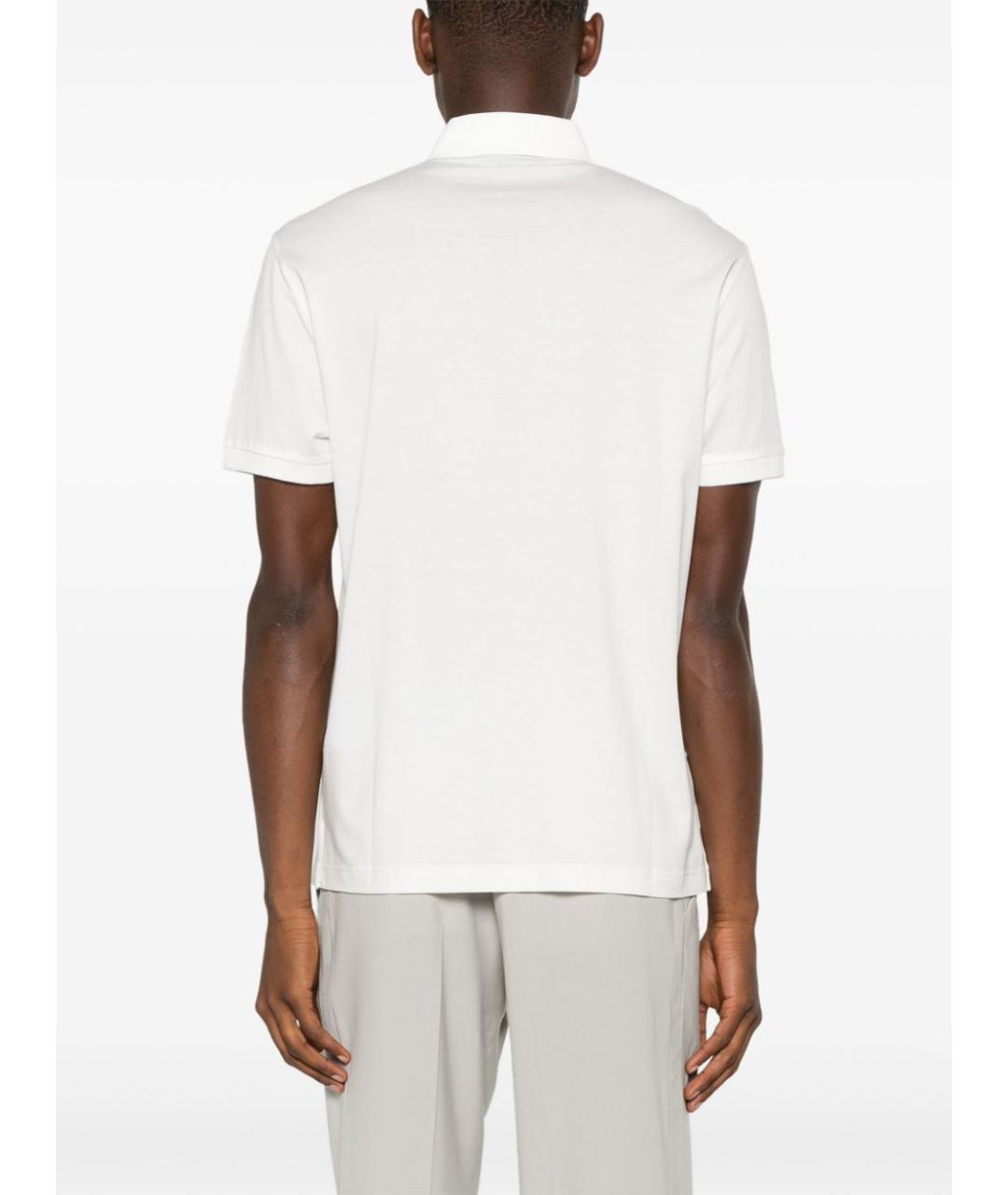 EMPORIO ARMANI Белая хлопковая футболка, фото 3